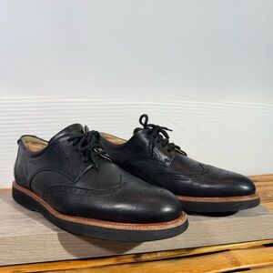 Samuel Hubbard Men’s Black Leather Wingtip Oxford Dress Shoes Size 12 M Vibram